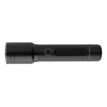 Logotrade promotional items photo of: RCS recycled aluminum USB-rechargeable heavy duty torch