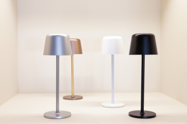 Logotrade promotional product picture of: Zenic RCS recycled plastic USB re-chargable table lamp