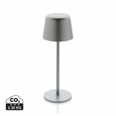 Logo trade advertising products picture of: Zenic RCS recycled plastic USB re-chargable table lamp