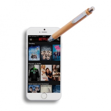 Logotrade promotional gift image of: Bamboo stylus pen