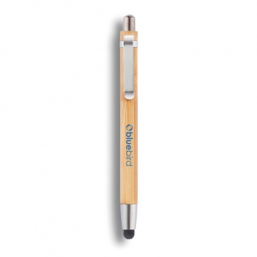Logo trade promotional gifts image of: Bamboo stylus pen