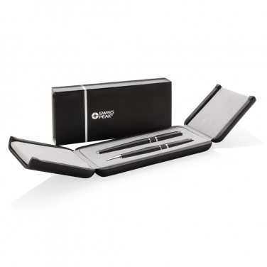 Logo trade promotional gifts image of: Swiss Peak deluxe pen set