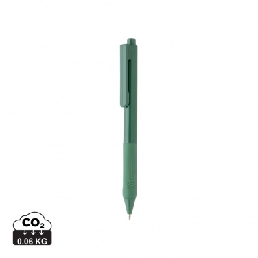 Logotrade promotional product image of: X9 solid pen with silicone grip