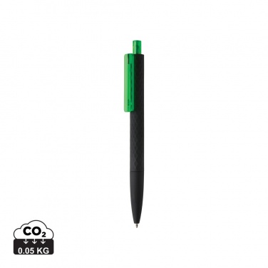 Logo trade corporate gifts image of: X3 black smooth touch pen