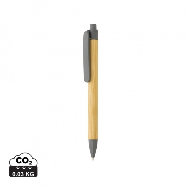 Logotrade promotional items photo of: Write responsible recycled paper barrel pen