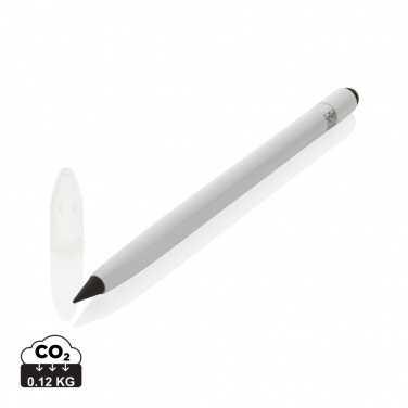 Logo trade advertising products picture of: Aluminum inkless pen with eraser