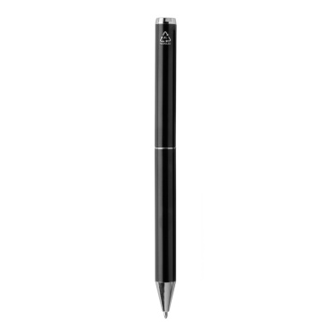 Logo trade business gifts image of: Swiss Peak Cedar RCS certified recycled aluminium pen