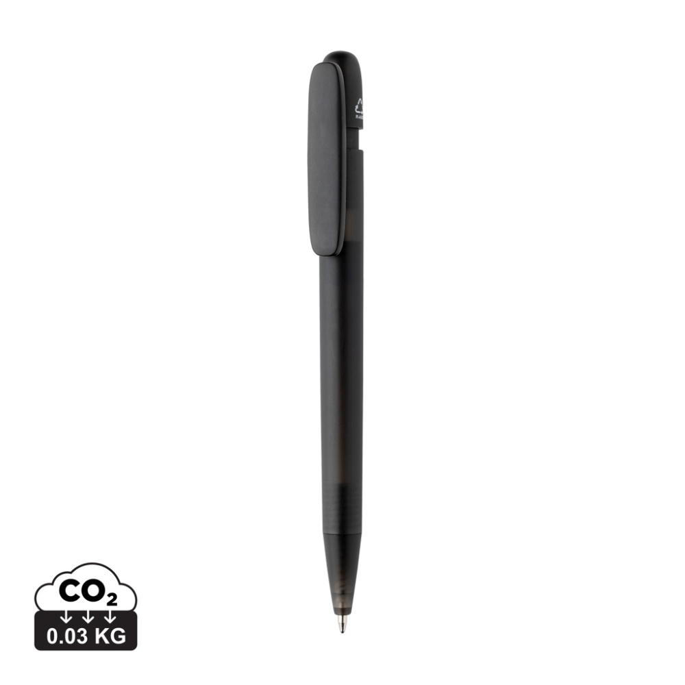 Logotrade promotional gift picture of: Devin GRS certified RABS pen transparent