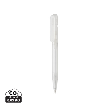 Logotrade advertising products photo of: Devin GRS certified RABS pen transparent