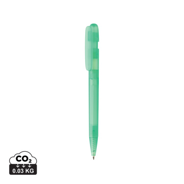 Logo trade corporate gifts picture of: Devin GRS certified RABS pen transparent