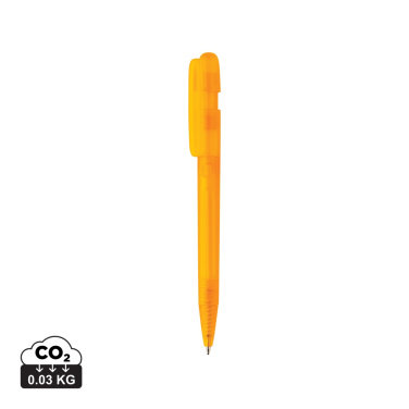 Logo trade promotional merchandise picture of: Devin GRS certified RABS pen transparent