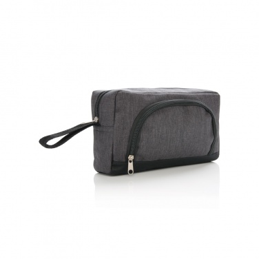 Logo trade corporate gifts picture of: Classic two tone toiletry bag