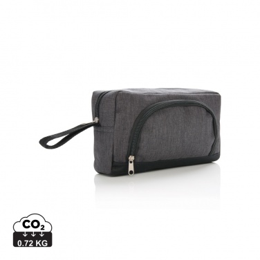 Logo trade promotional merchandise picture of: Classic two tone toiletry bag