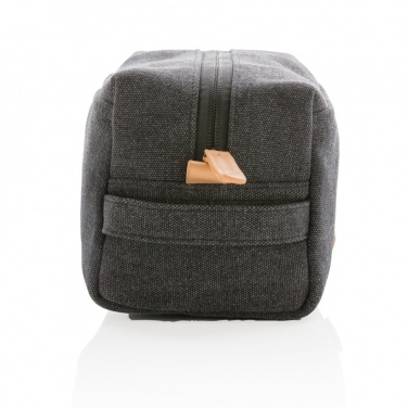 Logotrade promotional merchandise image of: Canvas toiletry bag PVC free