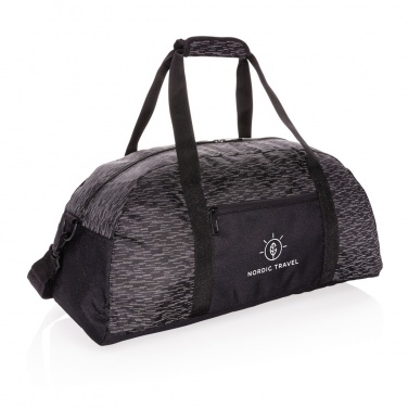 Logo trade promotional gift photo of: AWARE™ RPET Reflective weekend bag