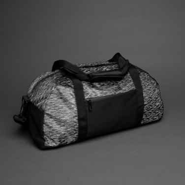 Logo trade promotional merchandise photo of: AWARE™ RPET Reflective weekend bag
