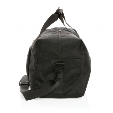 Logotrade promotional product picture of: Swiss Peak AWARE™ RPET Voyager weekend bag
