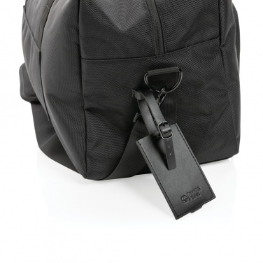 Logo trade promotional giveaways picture of: Swiss Peak AWARE™ RPET Voyager weekend bag