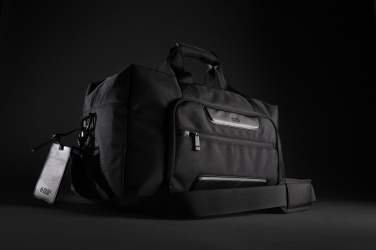 Logo trade advertising product photo of: Swiss Peak AWARE™ RPET Voyager weekend bag