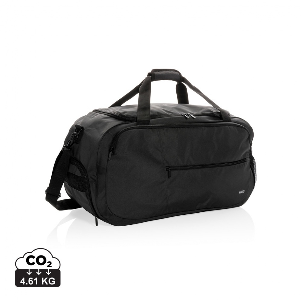 Logotrade advertising product image of: Swiss Peak AWARE™ RPET sports duffel bag