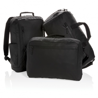 Logotrade business gift image of: Fashion black 15.6" laptop bag PVC free
