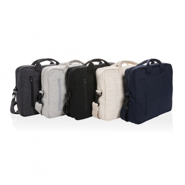 Logotrade corporate gifts photo of: Laluka AWARE™ recycled cotton 15.4 inch laptop bag