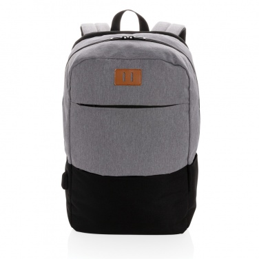 Logotrade promotional giveaway image of: Modern 15.6" USB & RFID laptop backpack PVC free