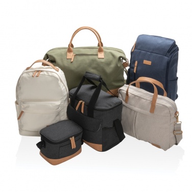 Logotrade promotional gift image of: Impact AWARE™ 16 oz. recycled canvas backpack