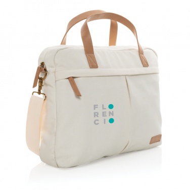 Logotrade promotional gift image of: Impact AWARE™ 16 oz. recycled canvas laptop bag