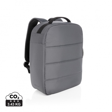 Logotrade promotional gifts photo of: Impact AWARE™ RPET anti-theft 15.6" laptop backpack