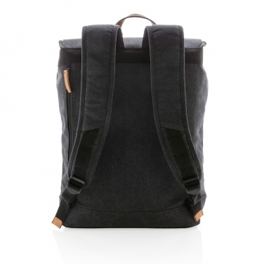 Logotrade promotional gift image of: Canvas laptop backpack PVC free