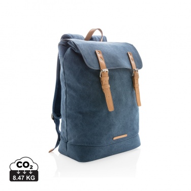 Logotrade promotional gift image of: Canvas laptop backpack PVC free