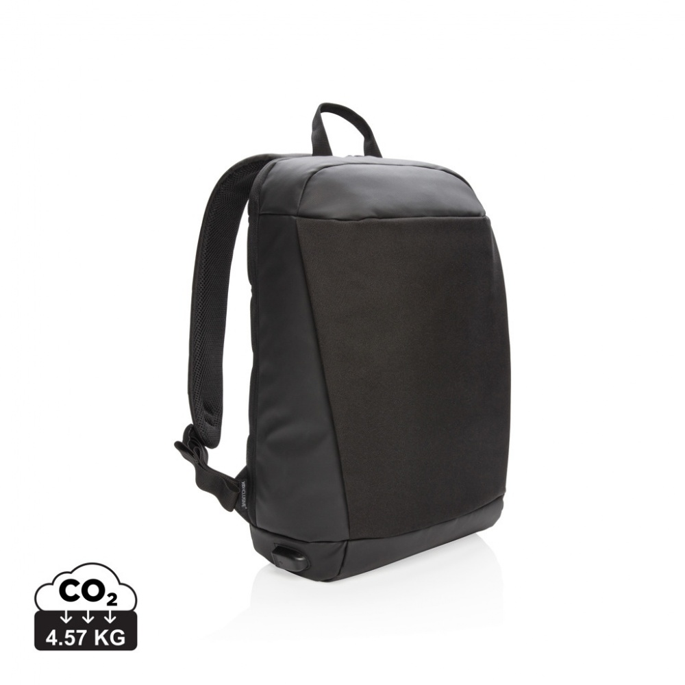 Logotrade corporate gifts photo of: Madrid anti-theft RFID USB laptop backpack PVC free