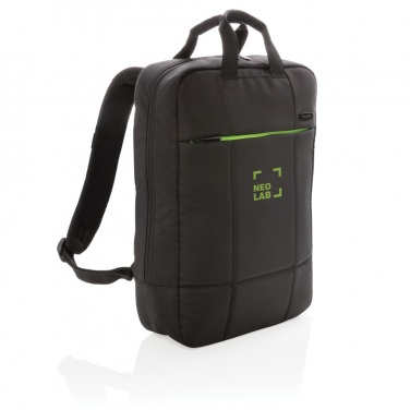 Logo trade promotional gifts picture of: Soho business RPET 15.6" laptop backpack PVC free