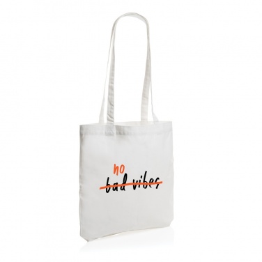 Logo trade promotional products image of: Impact AWARE™ recycled cotton tote 330 gsm