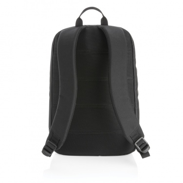 Logo trade promotional giveaways image of: Swiss Peak laptop backpack with UV-C steriliser pocket