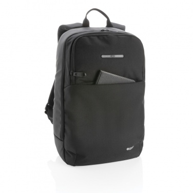Logo trade promotional gift photo of: Swiss Peak laptop backpack with UV-C steriliser pocket