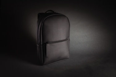 Logotrade advertising product image of: Swiss Peak deluxe PU laptop backpack PVC free
