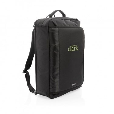 Logotrade promotional merchandise picture of: Swiss peak convertible travel backpack PVC free