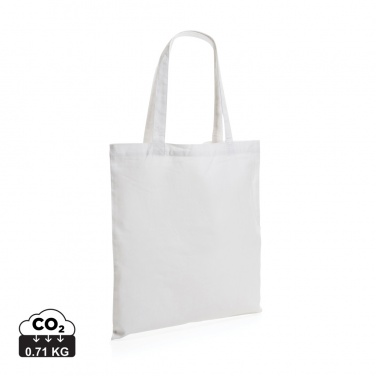 Logo trade corporate gifts image of: Impact AWARE™ Recycled cotton tote 145g