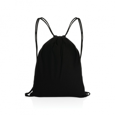 Logotrade advertising product picture of: Impact AWARE™ recycled cotton drawstring backpack 145g