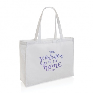 Logo trade advertising products image of: Impact AWARE™ Recycled cotton shopper 145g