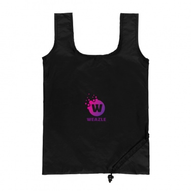 Logo trade business gifts image of: Impact AWARE™ RPET 190T foldable shopper
