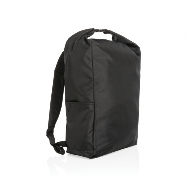 Logotrade promotional items photo of: Impact AWARE™ RPET lightweight rolltop backpack