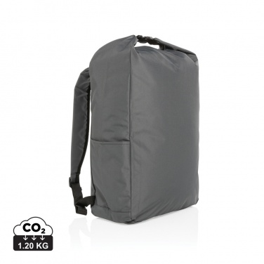 Logo trade promotional product photo of: Impact AWARE™ RPET lightweight rolltop backpack