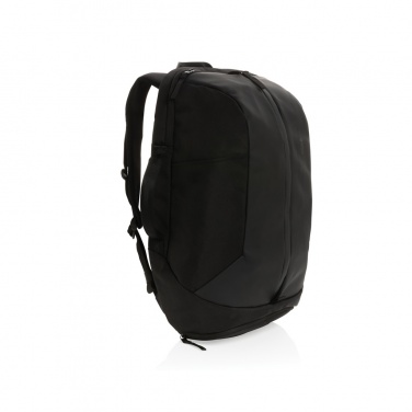 Logo trade promotional products image of: Swiss Peak AWARE™ RPET 15.6 inch work/gym backpack