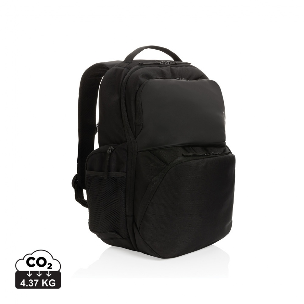 Logotrade corporate gift picture of: Swiss Peak AWARE™ RPET 15.6 inch commuter backpack
