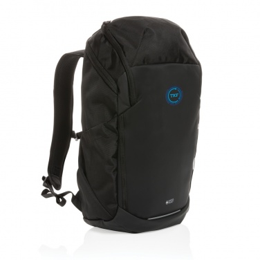 Logo trade corporate gifts image of: Swiss Peak AWARE™ RPET 15.6 inch business backpack