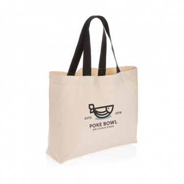 Logo trade promotional merchandise photo of: Impact Aware™ 240 gsm rcanvas large tote undyed