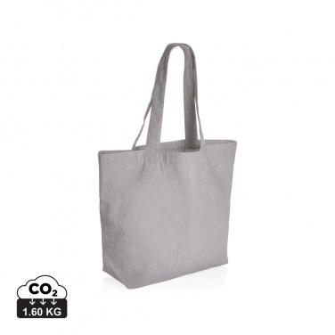 Logo trade promotional items picture of: Impact Aware™ 240 gsm rcanvas shopper w/pocket undyed
